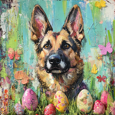 German Shephard Sign, Dog Sign, DCO-13486, Sign For Wreath, 10x10